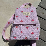 Moon Nude Strawberry Flap Ryggsäck - Rosa/Röd