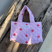 Moon Nude Strawberry Mini Shopper Bag - Rosa/Röd