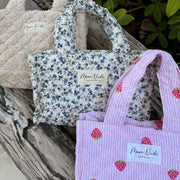 Moon Nude Strawberry Mini Shopper Bag - Rosa/Röd