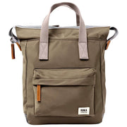 Roka Bantry B Liten ryggsäck i återvunnen nylon - Army Green