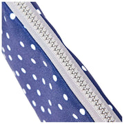 Roka Brick Lane Recycled Canvas Laptop Fodral - Marinblå Polka Dot