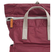 Roka Canfield B Medium Sustainable Nylon Backpack - Plum Burgundy