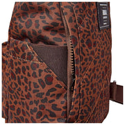 Roka Canfield B Liten Återvunnen Canvas Ryggsäck - Mini Leopard Brun