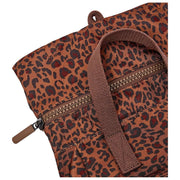 Roka Canfield B Liten Återvunnen Canvas Ryggsäck - Mini Leopard Brun