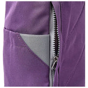 Roka Finchley Large Recycled Canvas Backpack - Deep Grape Purple