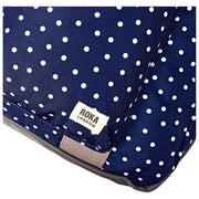 Roka Gatwick Medium Recycled Canvas Duffle Bag - Marinblå Polka Dot