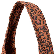 Roka Hoxton Large Cotton Canvas Axelväska - Mini Leopard Brown