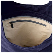 Roka Hoxton Large Cotton Canvas Axelväska - Marinblå
