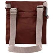Roka Stratford Small Crossbody-väska i återvunnen nylon - Rocky Road Brown