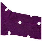 Roka Wimbledon Crew Socks - Purple Dot
