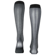 Falke Glitter 30 Denier Knähöga strumpor - Svart/Sliver