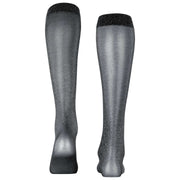 Falke Glitter 30 Denier Knähöga strumpor - Svart/Sliver