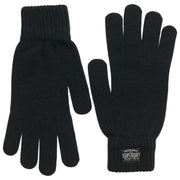 Superdry & Co Classic Knitted Gloves - Jet Black