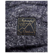 Superdry & Co Tweed Cable Snood - Navy