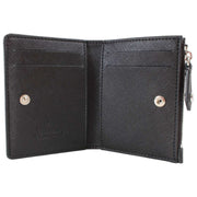 Vivienne Westwood Saffiano Slim Flap Korthållare Portemonnaie - Svart