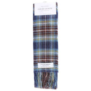 Locharron of Scotland Holyrood Modern Lambswool Scarf - Blue/Navy/White