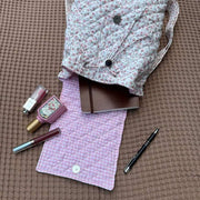 Moon Nude Peony Flap Ryggsäck - Rosa/Vit