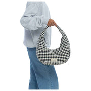Moon Nude Classic Hoop Bag - Svart/Vit