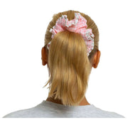 Moon Nude Peony Scrunchie - Rosa/Vit