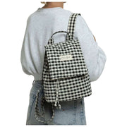 Moon Nude Classic Flap Ryggsäck - Svart/Vit