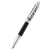 Waldmann Pens Leopard Reservoarpenna - Silver/Svart