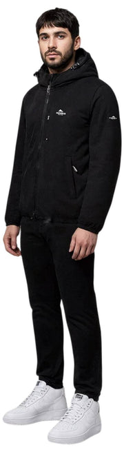 Helvetica Mountain Pioneers Eyeblock Hooded Windbreaker Jacka - Svart