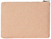 Hindbag Ema Woven Medium Zipped Pouch - Korallrosa