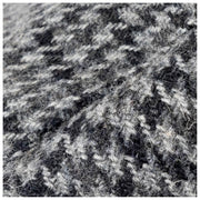 Dents Blashford Tweed Flat Cap - Kolgrå