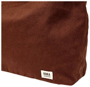 Roka Hoxton Large Cotton Canvas Axelväska - Lindt Brown