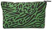 Roka Maida Vale Medium Cotton Canvas Pouch - Kronärtskocka Grön