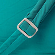 Roka Oxford Medium Taslon Axelväska - Ocean View Blue