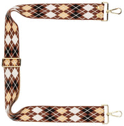 Elie Beaumont Bag Strap - Choklad Argyll Brown