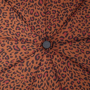 Roka Waterloo Återvunnet Nylon Paraply - Mini Leopard Brun