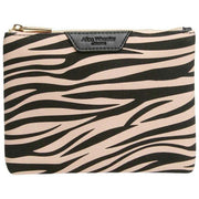 Alice Wheeler London Animal Print Pouch - Svart/Zebra