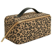 Alice Wheeler London Animal Print Train Case - Svart/Leopard