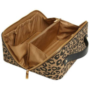 Alice Wheeler London Animal Print Train Case - Svart/Leopard