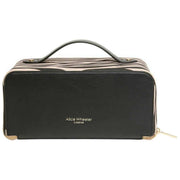 Alice Wheeler London Animal Print Train Case - Svart/Zebra