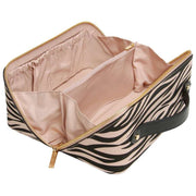 Alice Wheeler London Animal Print Train Case - Svart/Zebra