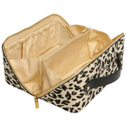 Alice Wheeler London Animal Print Train Case - Ljus Leopard/Svart
