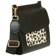 Alice Wheeler London Bloomsbury Crossbody-väska - Svart/Leopard
