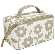 Alice Wheeler London Floral Mini Train Case - Pistaschgrön