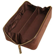 Alice Wheeler London Kensington Small Mocka Train Case - Chokladbrun