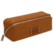 Alice Wheeler London Kensington Small Mocka Train Case - Fudge Tan