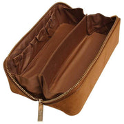 Alice Wheeler London Kensington Small Mocka Train Case - Fudge Tan