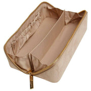 Alice Wheeler London Kensington Small Mocka Train Case - Mink Cream