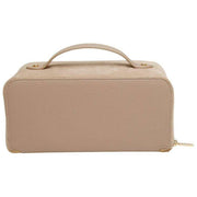 Alice Wheeler London Kensington Mocka Train Case - Mink Cream