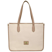 Alice Wheeler London Kingston Canvas Tote Bag - Stone Beige