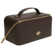 Alice Wheeler London Luxury Train Case - Chokladbrun