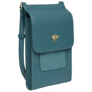 Alice Wheeler London Mini Bloomsbury Crossbody-väska - Blågrön