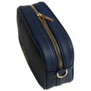 Alice Wheeler London Mini Camera Crossbody Bag - Navy